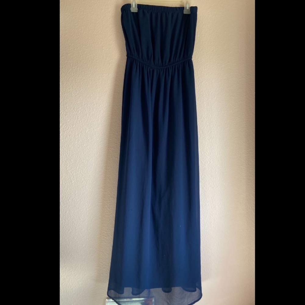 Forever 21 dark blue maxi dress